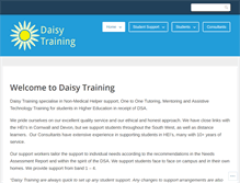 Tablet Screenshot of daisytraining.com